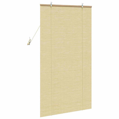 vidaXL Store enrouleur avec rideaux naturel 90 x 160 cm Bambou
