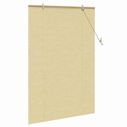 vidaXL Rollo mit Vorhängen Natur 110 x 160 cm Bambus