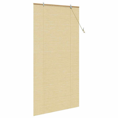 vidaXL Rollo mit Vorhängen Natur 110 x 220 cm Bambus