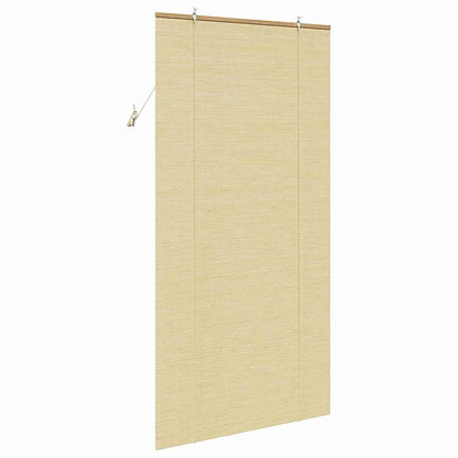 vidaXL Rollo mit Vorhängen Natur 110 x 220 cm Bambus