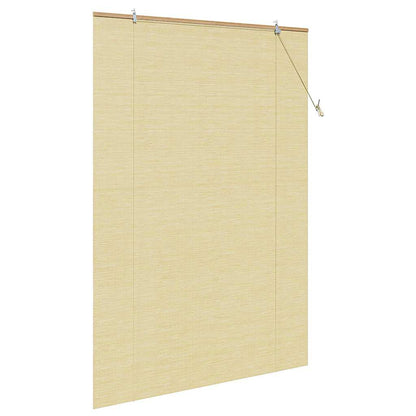 vidaXL Rollo mit Vorhängen Natur 150 x 220 cm Bambus