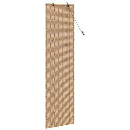 vidaXL Rollo mit Vorhängen Natur 60 x 220 cm Bambus