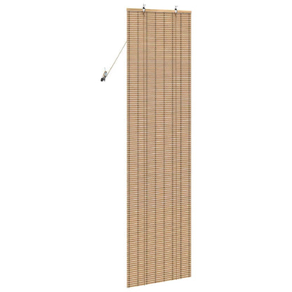vidaXL Rollo mit Vorhängen Natur 60 x 220 cm Bambus