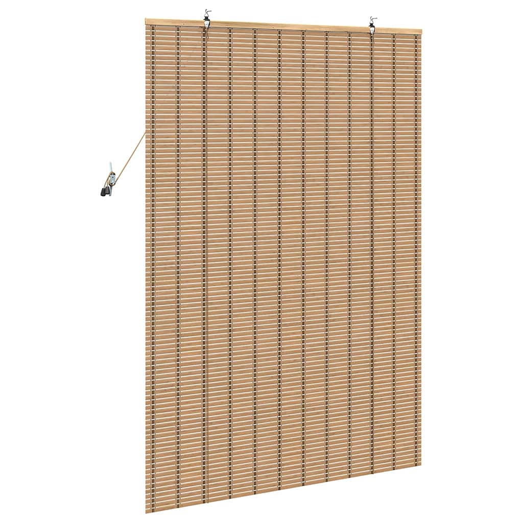 vidaXL Rollo mit Vorhängen Natur 100 x 160 cm Bambus