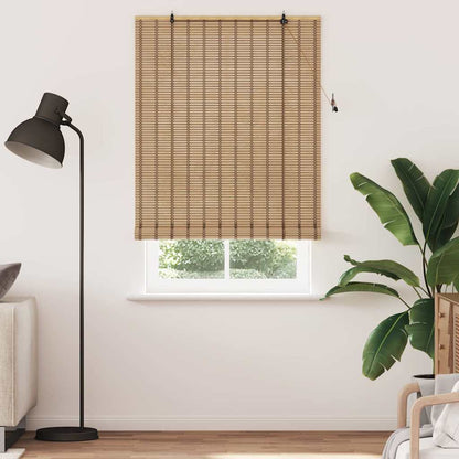 vidaXL Rollo mit Vorhängen Natur 100 x 220 cm Bambus