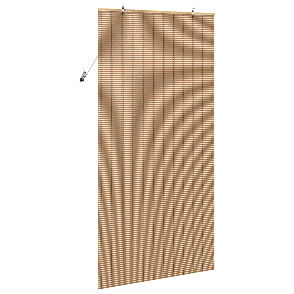 vidaXL Rollo mit Vorhängen Natur 100 x 220 cm Bambus