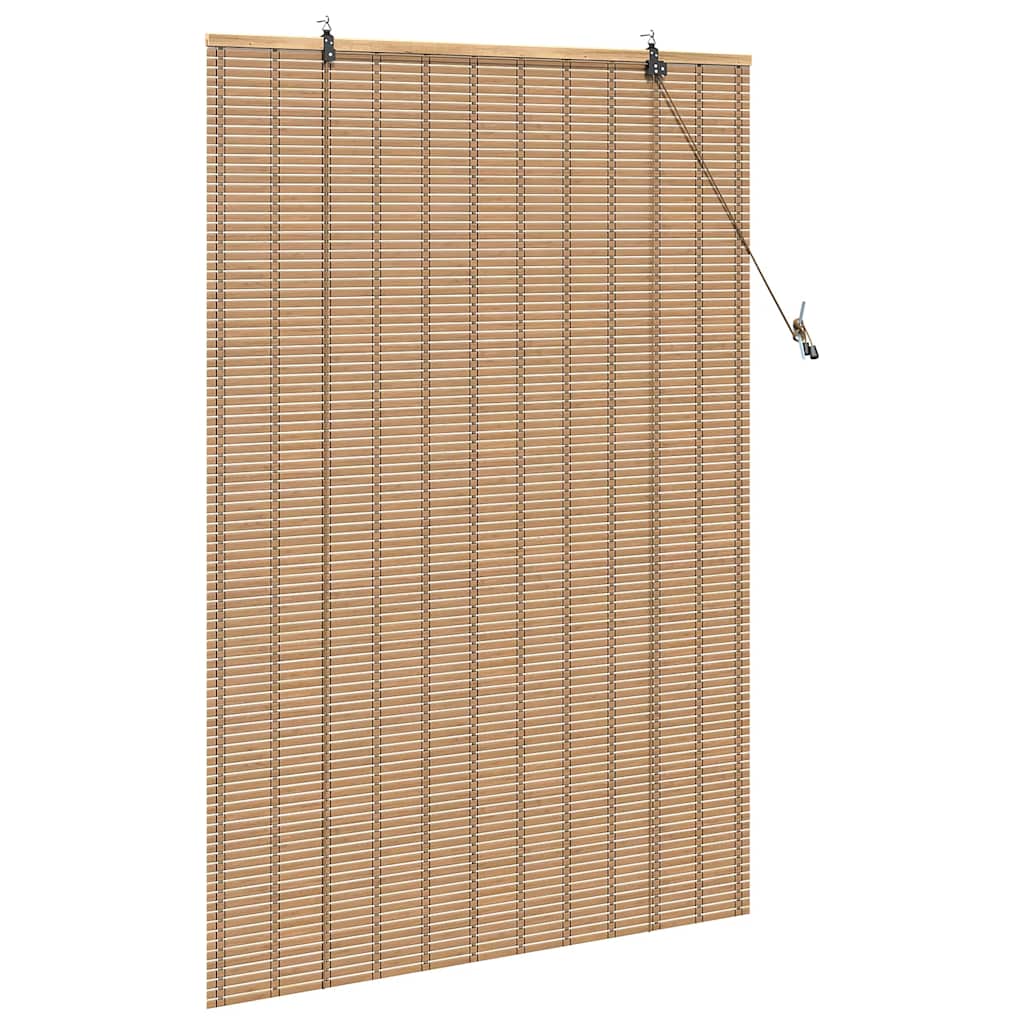 vidaXL Rollo mit Vorhängen Natur 110 x 160 cm Bambus
