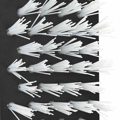 Kühbürste Schwarz und Weiß 50 x 10 x 6.5 cm