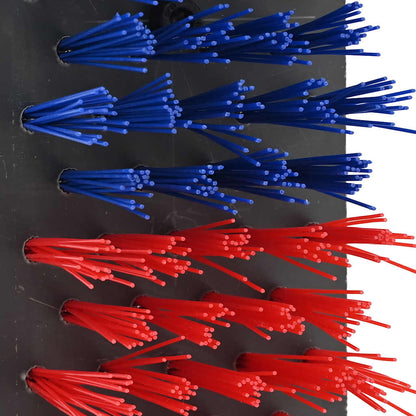 Kühbürste Verstellbar Rot und Blau 84 x 10 x 91 cm PVC