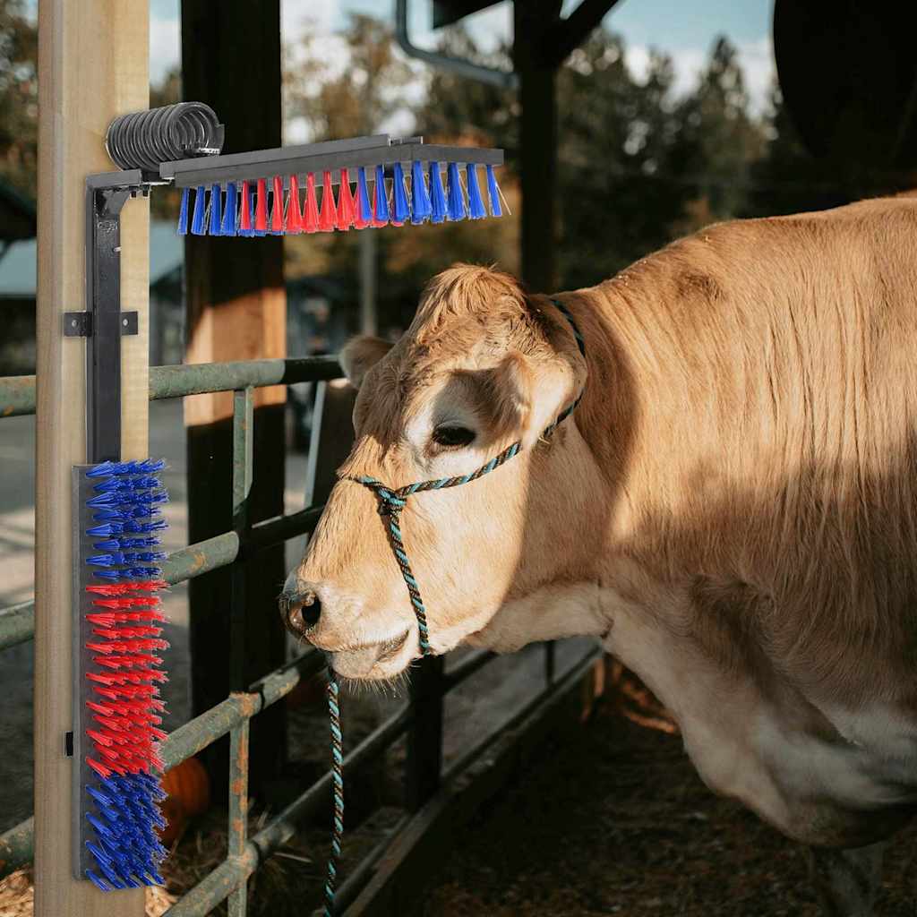 Kühbürste Verstellbar Rot und Blau 84 x 10 x 91 cm PVC