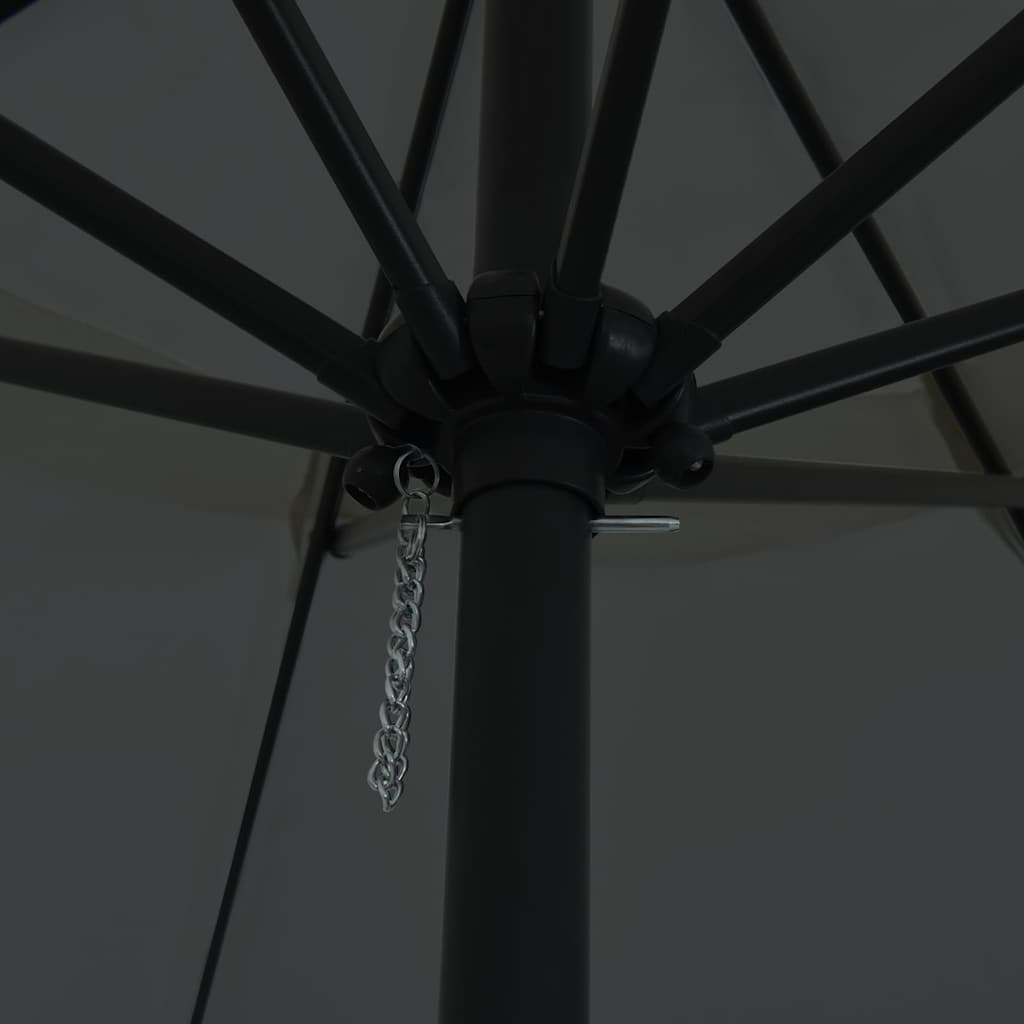 Garten-Sonnenschirm Anthrazit 394 x 394 x 248 cm