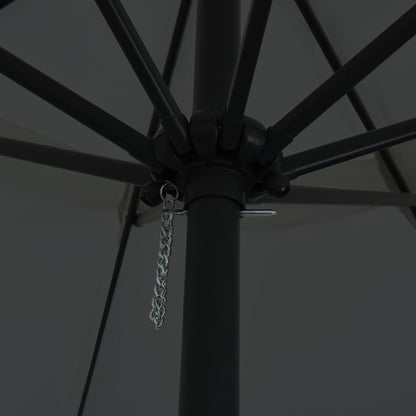 Garten-Sonnenschirm Anthrazit 394 x 394 x 248 cm