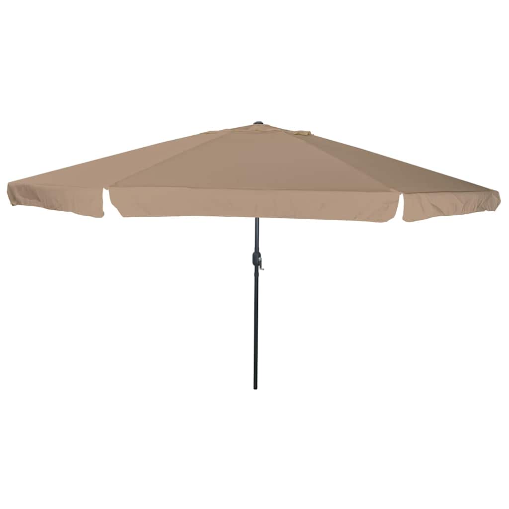 vidaXL Garten-Sonnenschirm Taupe 395 x 395 x 245 cm