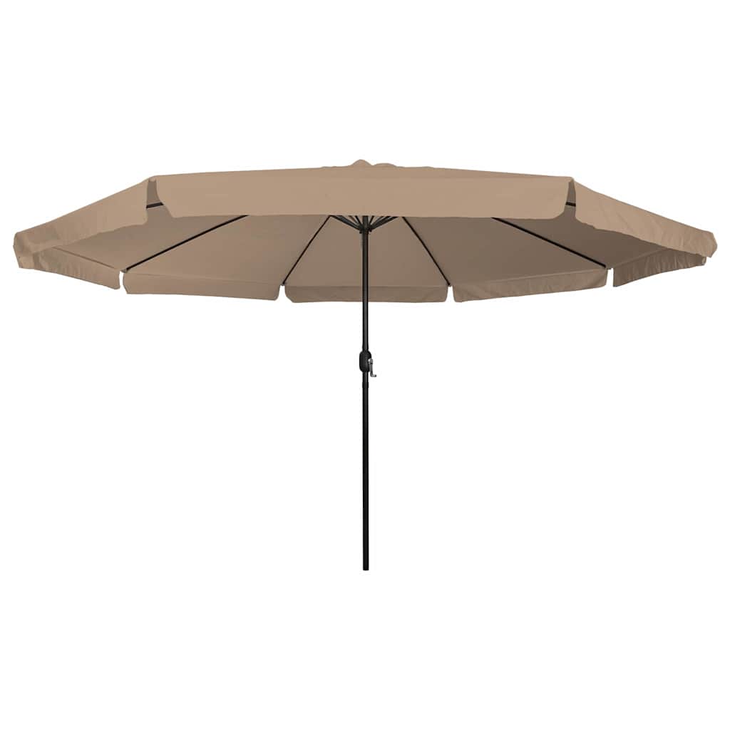 vidaXL Garten-Sonnenschirm Taupe 395 x 395 x 245 cm