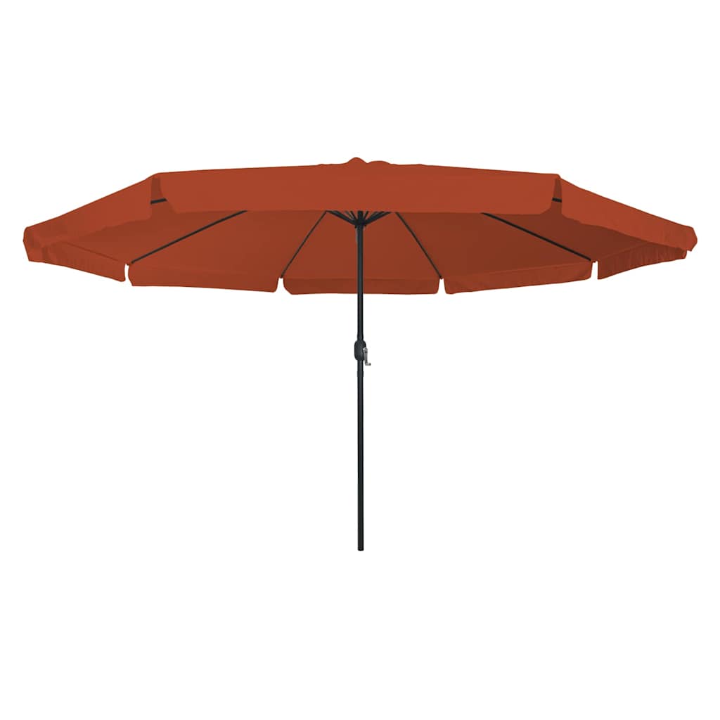 vidaXL Garten-Sonnenschirm Terrakotta 395 x 395 x 245 cm
