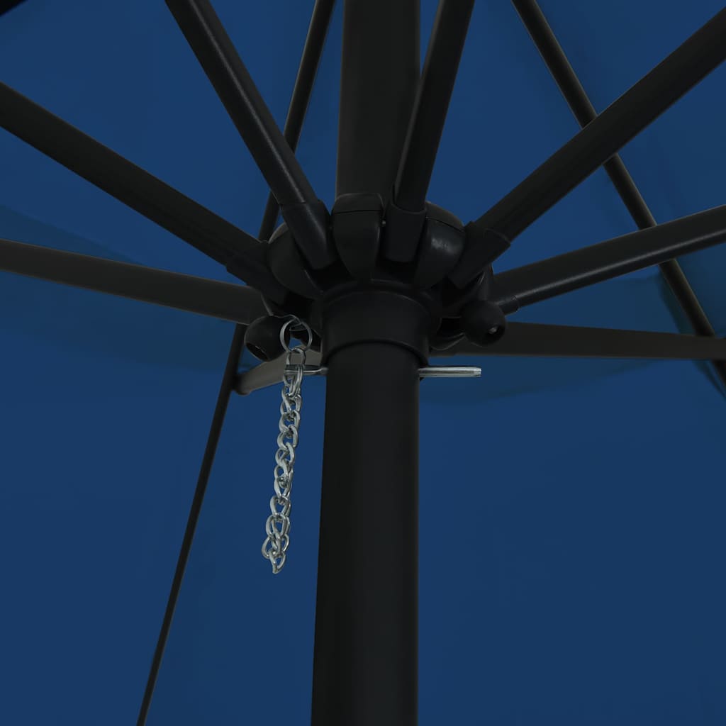 Garten-Sonnenschirm Azurblau 395 x 395 x 245 cm