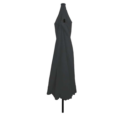 vidaXL Garten-Sonnenschirm Anthrazit 395 x 395 x 245 cm Polyester