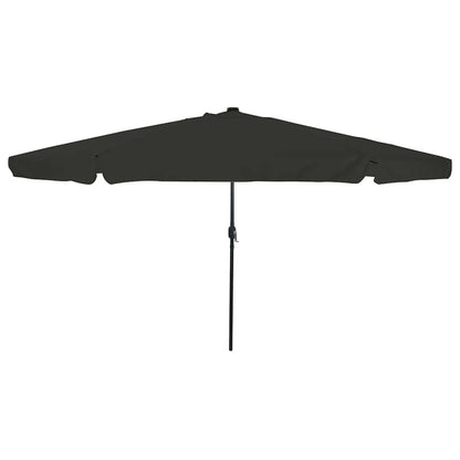Garten-Sonnenschirm Schwarz 395 x 395 x 245 cm Polyester