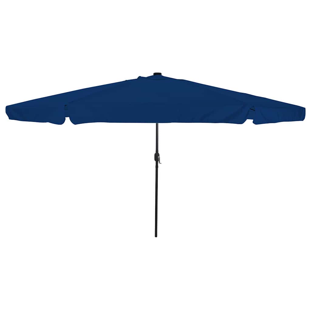 vidaXL Garten-Sonnenschirm Azurblau 395 x 395 x 245 cm Polyester