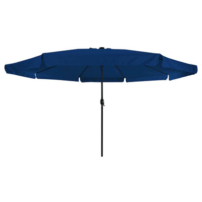 vidaXL Garten-Sonnenschirm Azurblau 395 x 395 x 245 cm Polyester