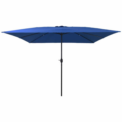 vidaXL Garten-Sonnenschirm Azurblau 295 x 295 x 245 cm