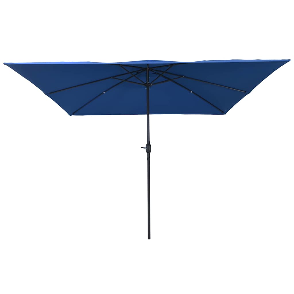 vidaXL Garten-Sonnenschirm Azurblau 295 x 295 x 245 cm