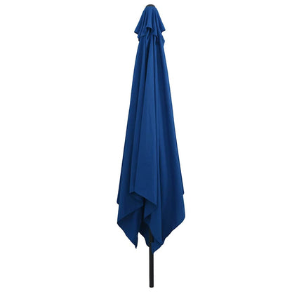 vidaXL Garten-Sonnenschirm Azurblau 295 x 295 x 245 cm