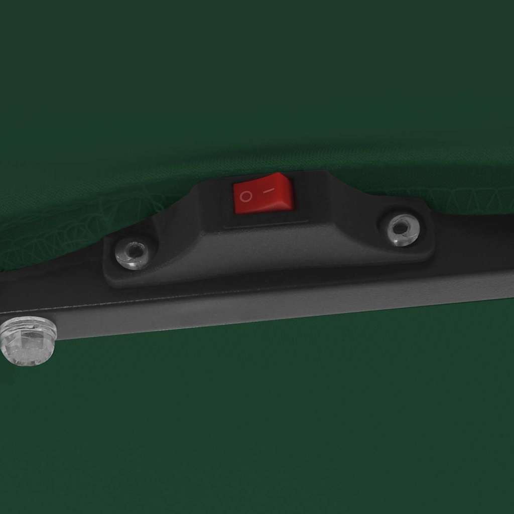 Garten-Sonnenschirm Grün 295 x 295 x 245 cm Polyester und Stahl