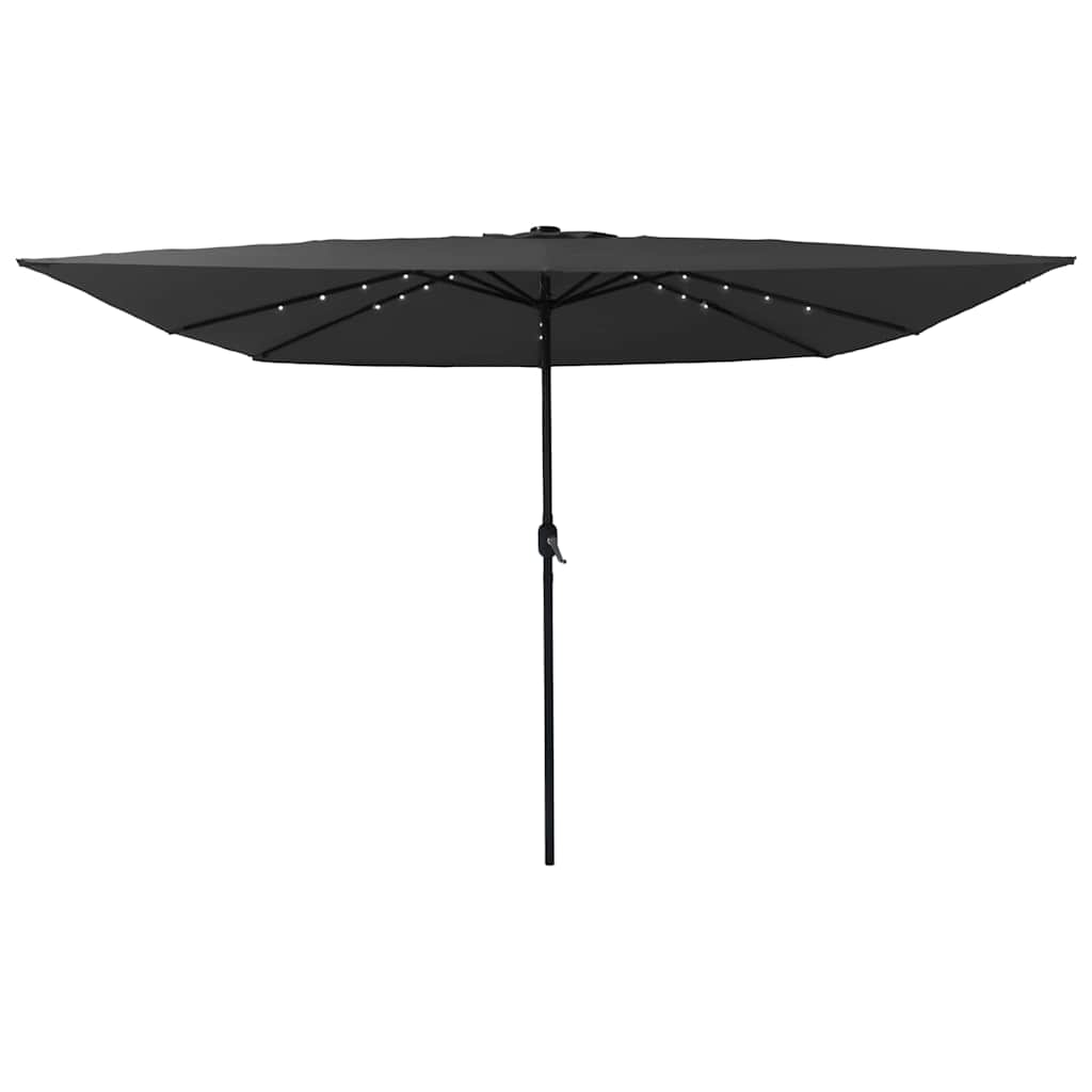 vidaXL Garten-Sonnenschirm Anthrazit 295 x 295 x 245 cm