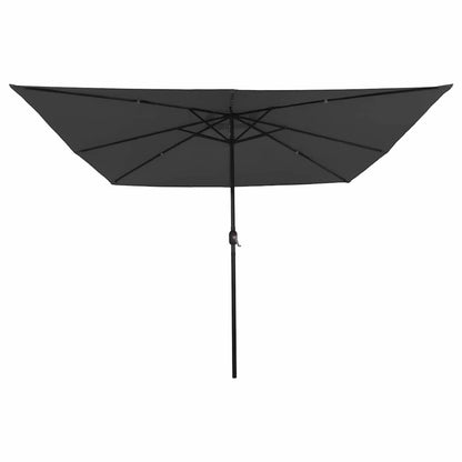 vidaXL Garten-Sonnenschirm Anthrazit 295 x 295 x 245 cm