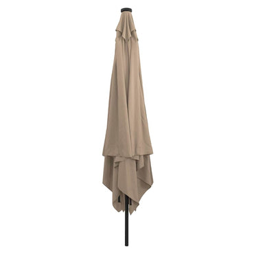 vidaXL Garten-Sonnenschirm Taupe 295 x 295 x 245 cm