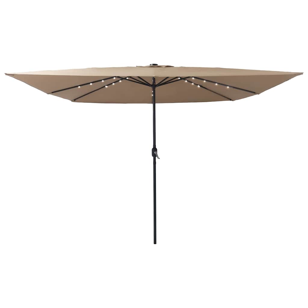 Garten-Sonnenschirm Taupe 295 x 295 x 245 cm