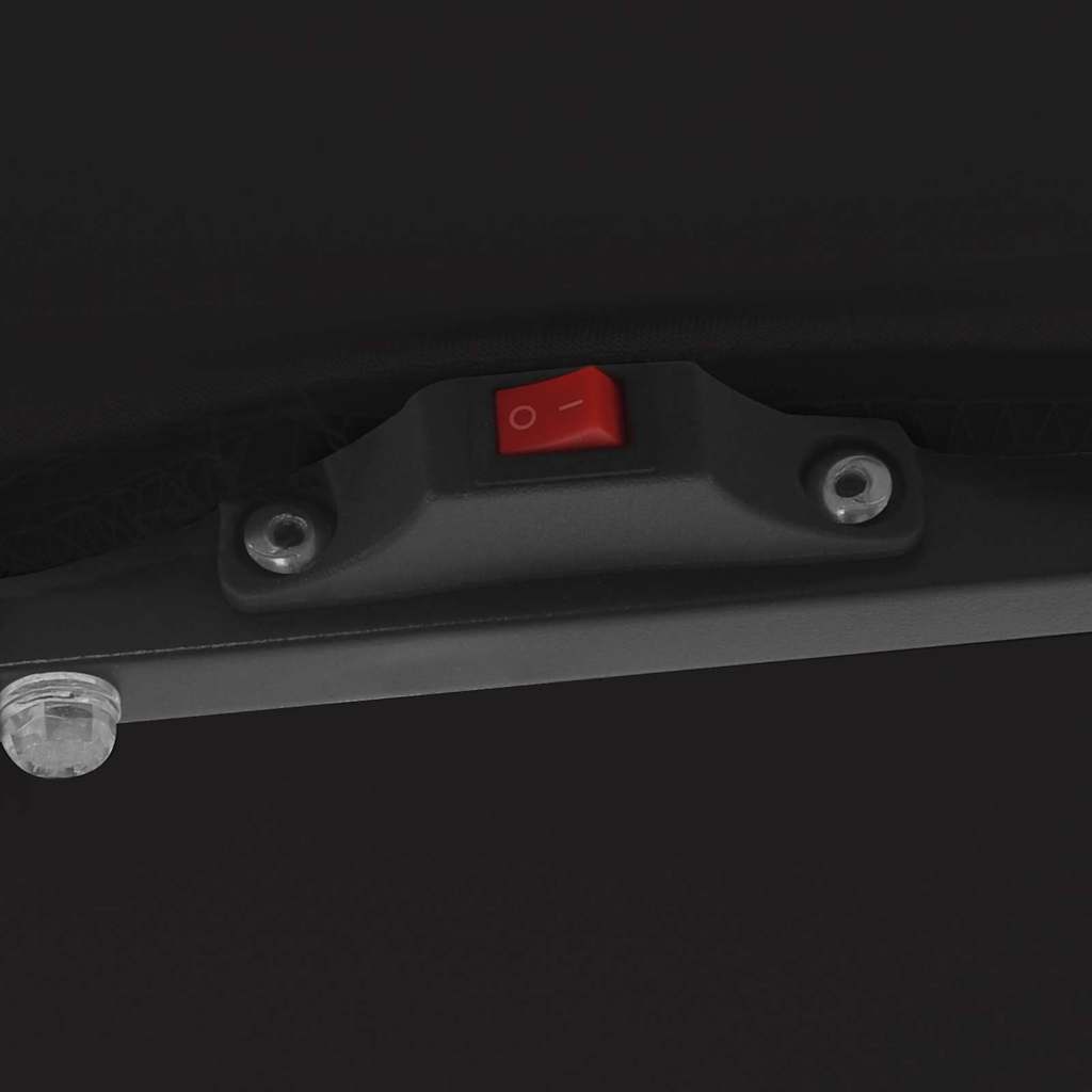 Garten-Sonnenschirm Schwarz 295 x 295 x 245 cm