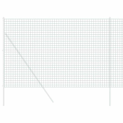 vidaXL Eurozaun Grün 1,5 x 10 m PVC-beschichtetes Eisen