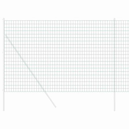 vidaXL Eurozaun Grün 1,6 x 10 m PVC-beschichtetes Eisen