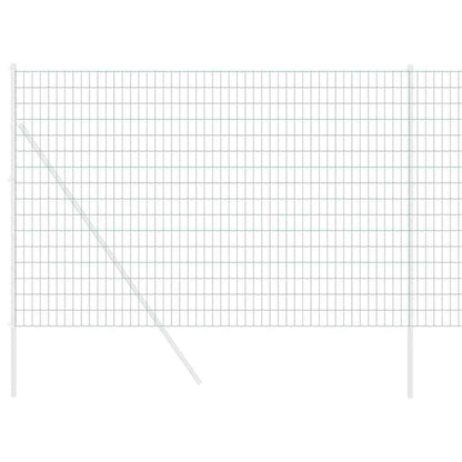 vidaXL Eurozaun Grün 1,5 x 10 m PVC-beschichtetes Eisen