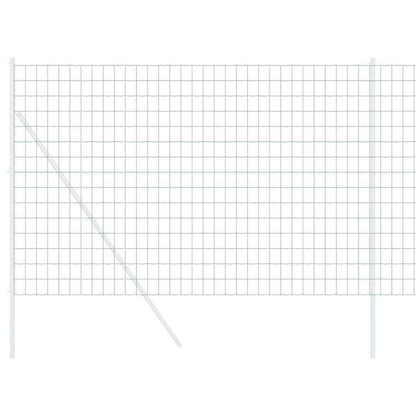 vidaXL Eurozaun Grün 1,6 x 10 m PVC-beschichtetes Eisen
