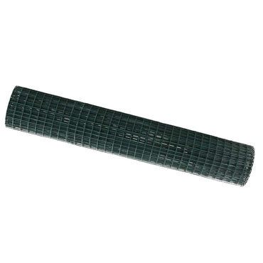 vidaXL Eurozaun Grün 1,6 x 10m PVC-beschichtetes Eisen