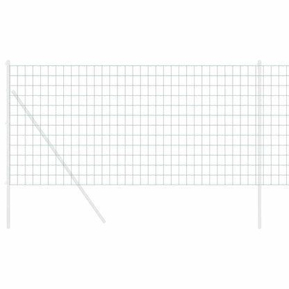 vidaXL Eurozaun Grün 1,2 x 25 m PVC-beschichtetes Eisen