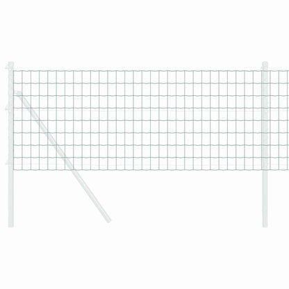 vidaXL Eurozaun Grün 0,6 x 50 m PVC-beschichtetes Eisen