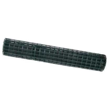 vidaXL Clôture en grillage Euro vert 1,6 x 10 m fer enduit de PVC