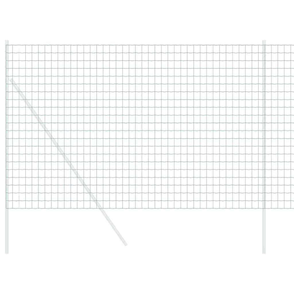 vidaXL Clôture en grillage Euro vert 1,6 x 10 m fer enduit de PVC