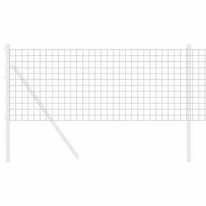vidaXL Clôture Euro Grise 0,6 x 10 m en Fer Enduit de PVC
