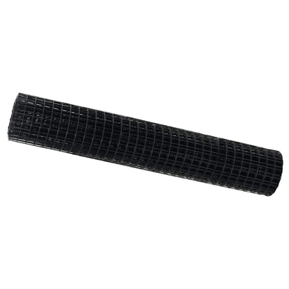 vidaXL Eurozaun Grau 1,6 x 10 m PVC-beschichtetes Eisen
