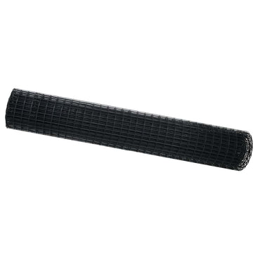 vidaXL Eurozaun Grau 1,6 x 10 m PVC-beschichtetes Eisen