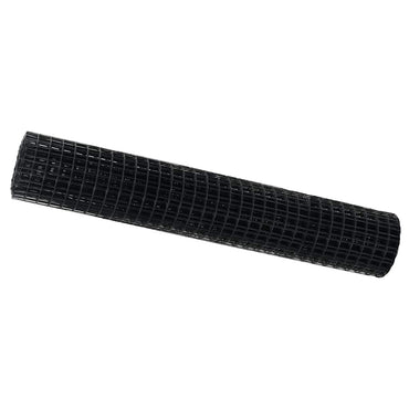 vidaXL Eurozaun Grau 1,6 x 10 m PVC-beschichtetes Eisen