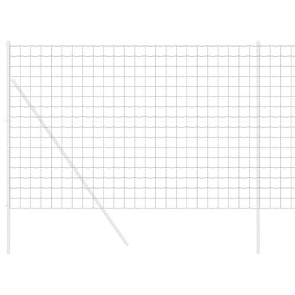 vidaXL Eurozaun Grau 1,6 x 10 m PVC-beschichtetes Eisen