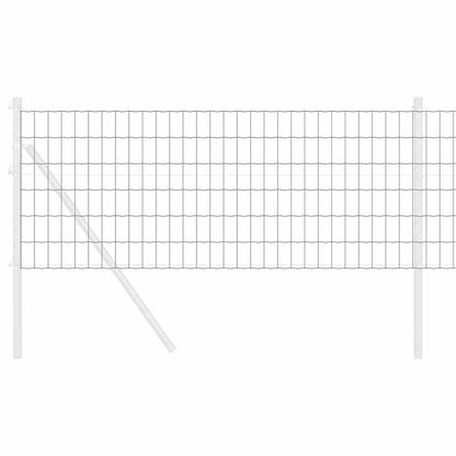 vidaXL Eurozaun Grau 0,6 x 25 m PVC-beschichtetes Eisen