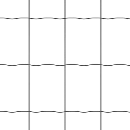 Eurozaun Grau 0,6 x 25 m PVC-beschichtetes Eisen