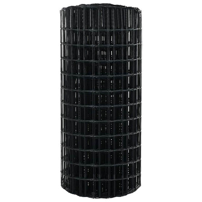 vidaXL Eurozaun Grau 0,6 x 50 m PVC-beschichtetes Eisen